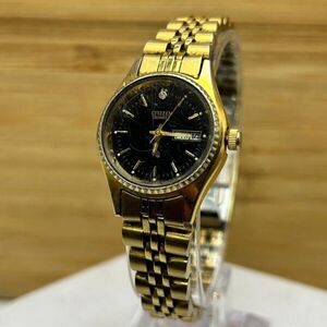 Citizen Two-Tone Fluted Bezel Watch , Mob Wife / 80s Luxe